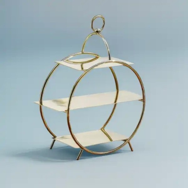 PRESENTOIR CERCLE DORÉ